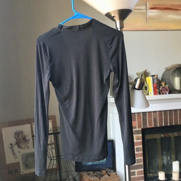 J. Crew long sleeve black top - Picture 3 of 6